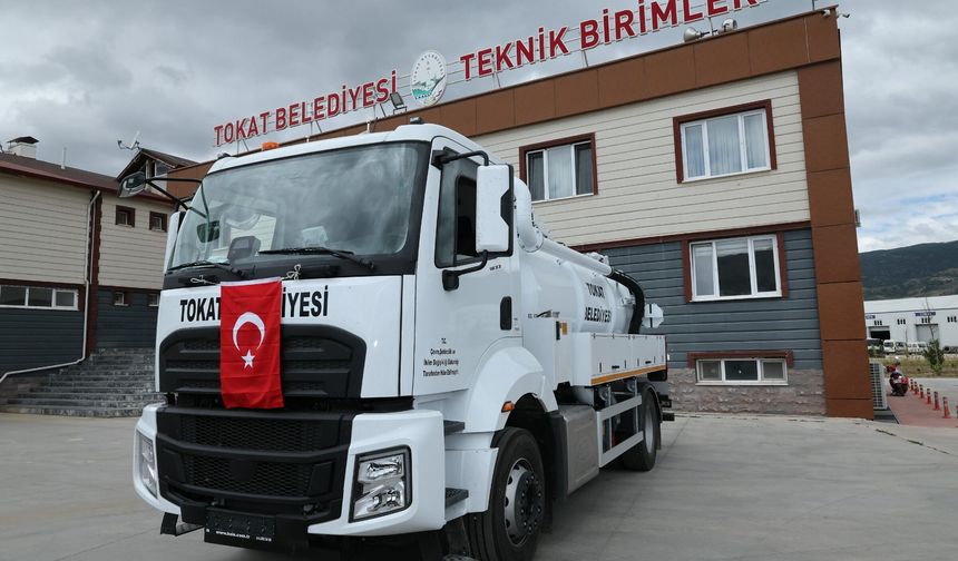 Tokat Belediyesi’nin Hizmet Filosu Güçleniyor! Altyapıya Büyük Destek
