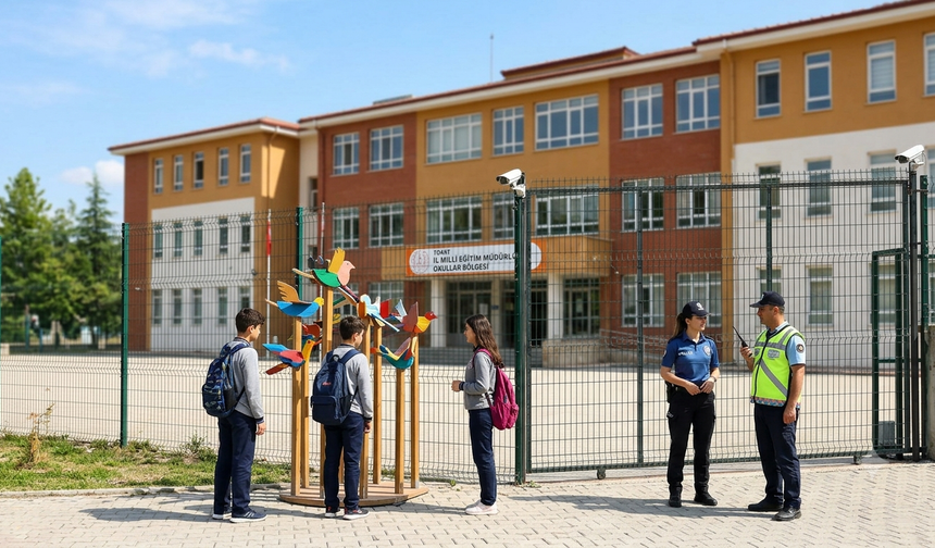 Tokat’ta Okul Güvenliğine En Üst Düzey Tedbir