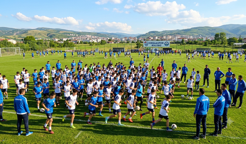 Merkür Jet Erbaaspor’da Seçme Heyecanı! 2. Lig Yolunda Yeni Yıldızlar Aranıyor