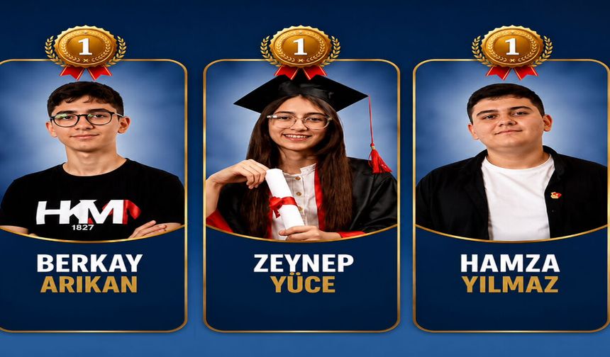Tokat’ta LGS Gururu! 3 Öğrenci 500 Tam Puanla Türkiye Birincisi Oldu