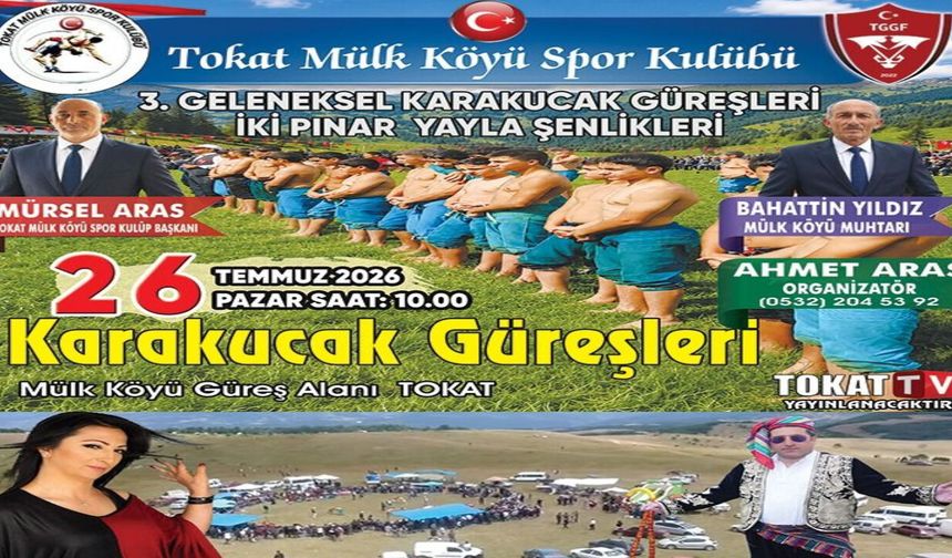 Ata Sporu ve Yayla Kültürü Aynı Meydanda Buluşuyor! 3. Karakucak Güreşleri ve Yayla Şenliği’nde Geri Sayım
