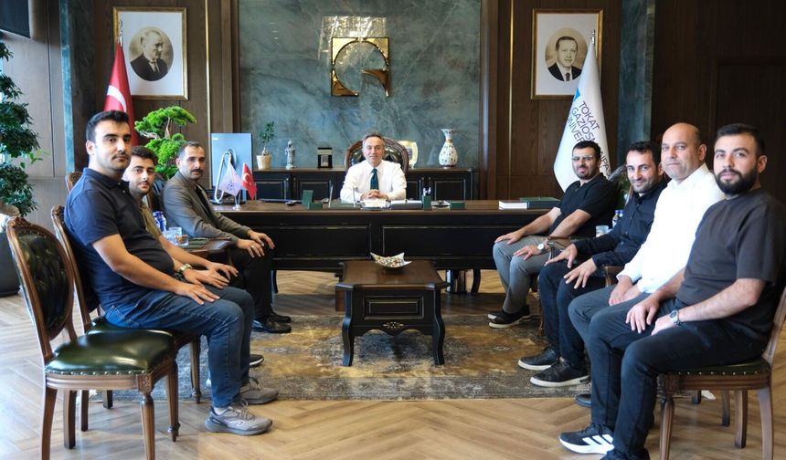 TÜGVA'dan TOGÜ Rektörü Prof. Dr. Fatih Yılmaz'a Ziyaret
