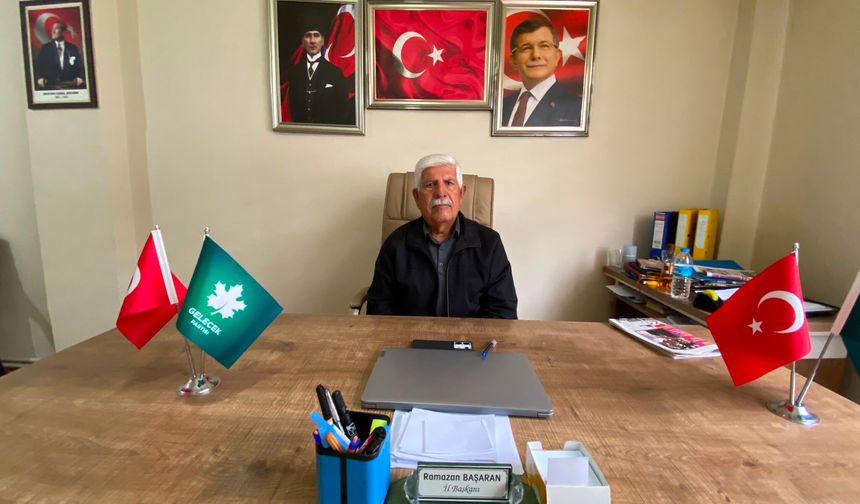 Başkan Ramazan Başaran: "Siyasete Değil, Gelecek Partisi'ne Veda Ediyoruz"