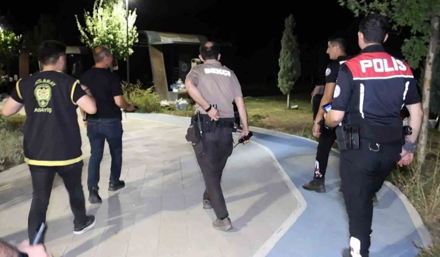 Aksaray'da park ve bahçelerde şok uygulama