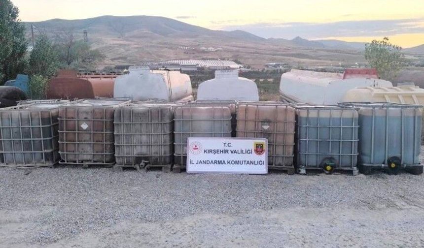 Atık yağlardan kaçak akaryakıt üretimine suçüstü