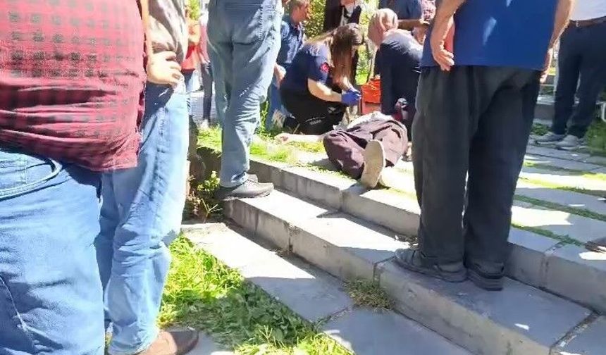 Kalp krizi geçiren vatandaşı kurtarmak için ekipler seferber oldu