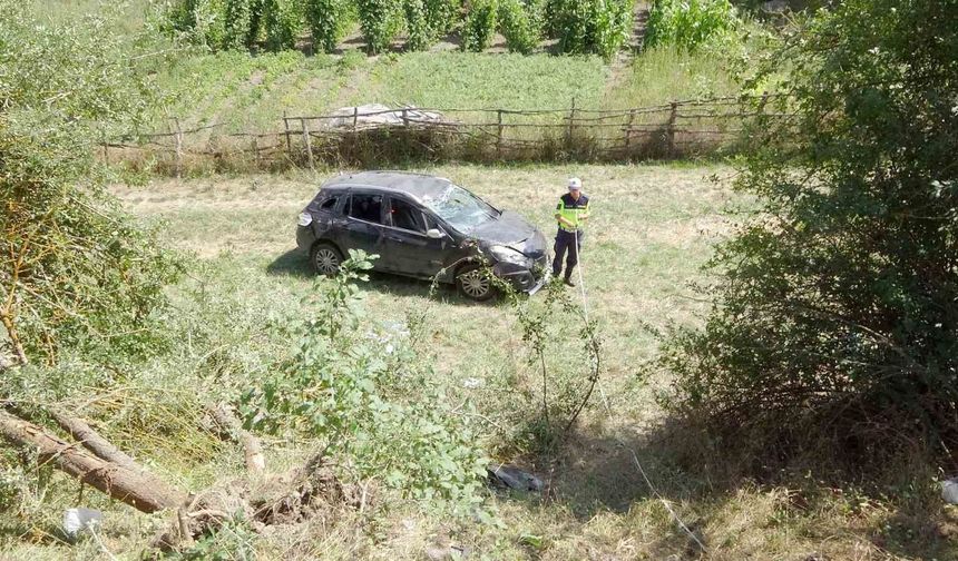 Kastamonu'da otomobil şarampole uçtu: 4 yaralı