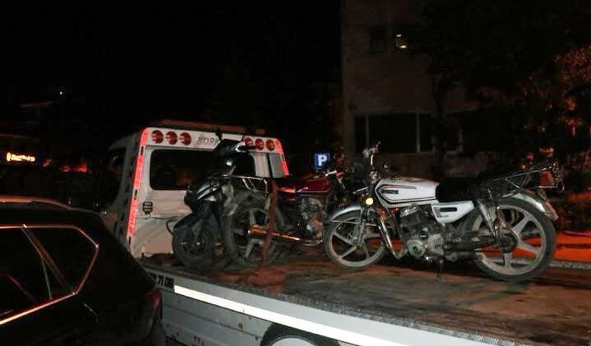 Konya'da motosiklet denetimi