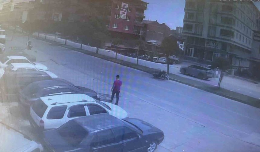Ordu'da motosiklet devrildi, sürücü yaralandı