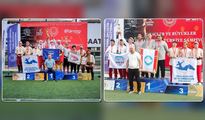 Erbaa Belediyesi Spor Kulübü’nden Türkiye Şampiyonası’nda Madalya Yağmuru