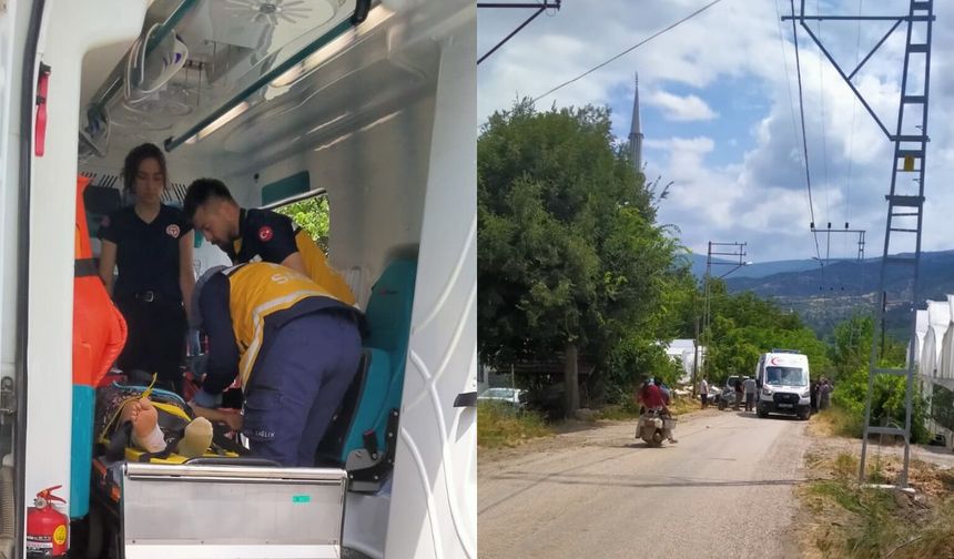 Gümenek Mevkiinde Korkutan Kaza