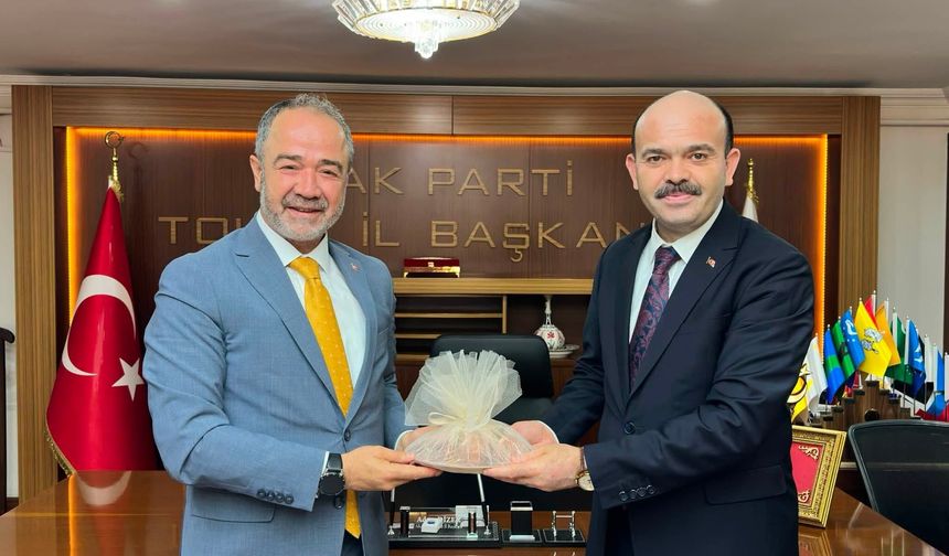 Bakan Yardımcısı Çalışkan’dan AK Parti Tokat İl Başkanlığına Ziyaret: " Burası Benim Evim”