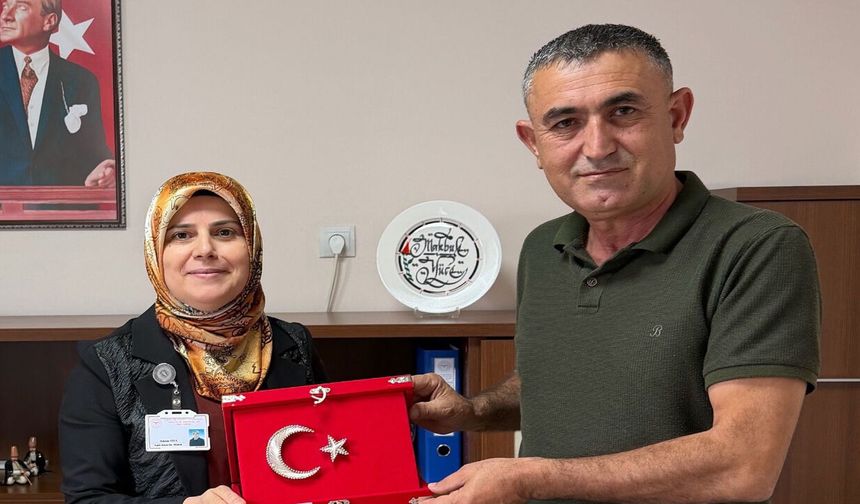 Sağlık-Sen Tokat Şube Başkanı Mantar'dan Makbule Yüce'ye Destek Ziyareti