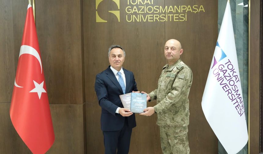 Tokat 48. Piyade Er Eğitim Alay Komutanı'ndan Rektör Yılmaz'a Ziyaret