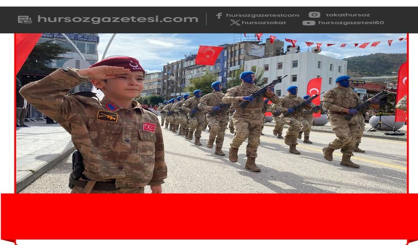 Cumhuriyet'in 103. Yılını Tokatlılar Coşkuyla Kutladı