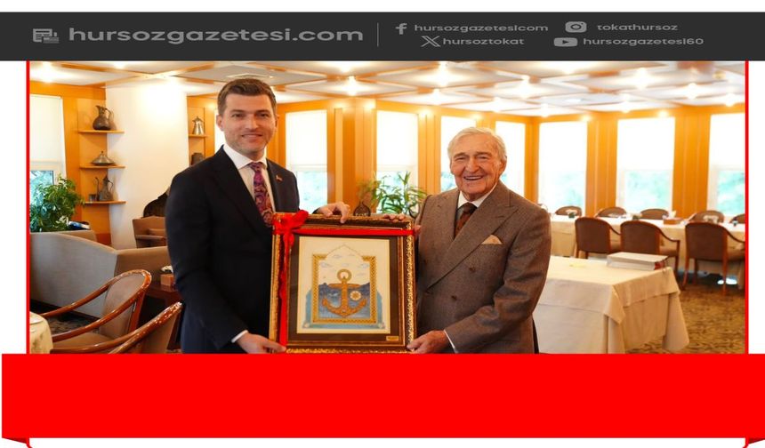 Erbaa Belediye Başkanı Ertuğrul Karagöl’den Rahmi Koç’a Anlamlı Ziyaret