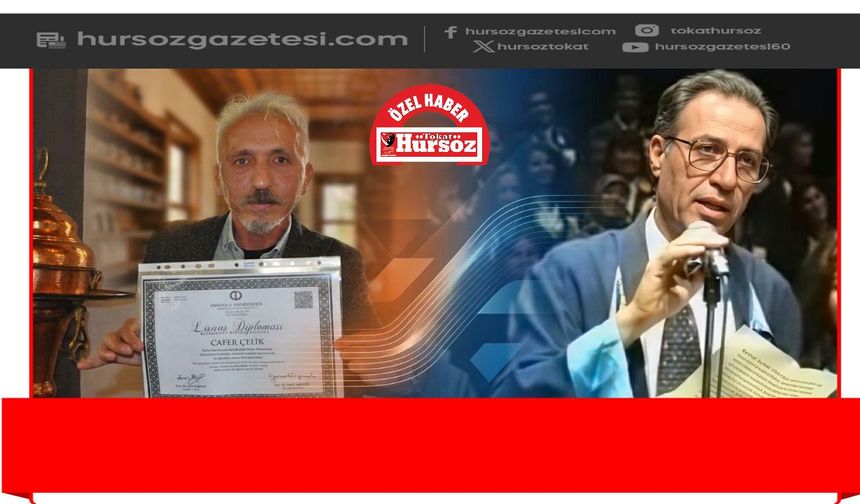 Kemal Sunal’dan Etkilendi, 52 Yaşında Üniversite Diploması Aldı! Çelik’ten Gençlere Örnek Başarı Hikâyesi