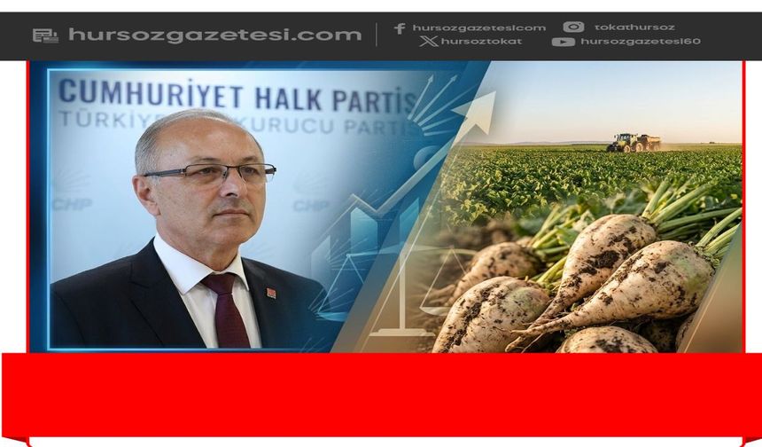 TÜRKŞEKER'in 2026-2027 Sezonu Fiyatına CHP'li Ergün'den Sert Tepki: "Çiftçi Sadaka Değil, Emeğinin Karşılığını İstiyor"