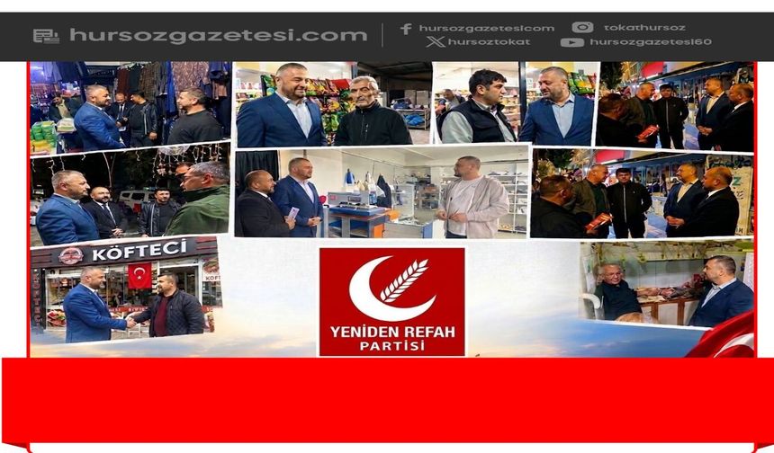 YRP’li Sinan Demirkol ve Heyetinden Çarşı ve Pazar Çıkarması