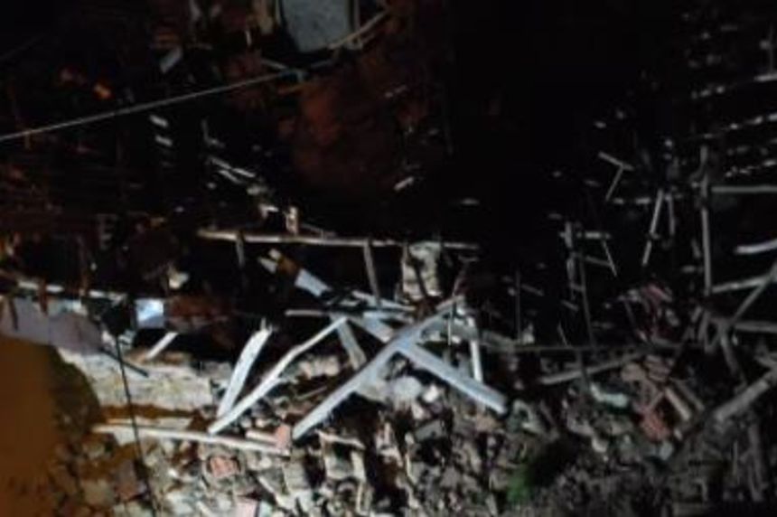 Sulusaray depremin ardından dronla görüntülendi