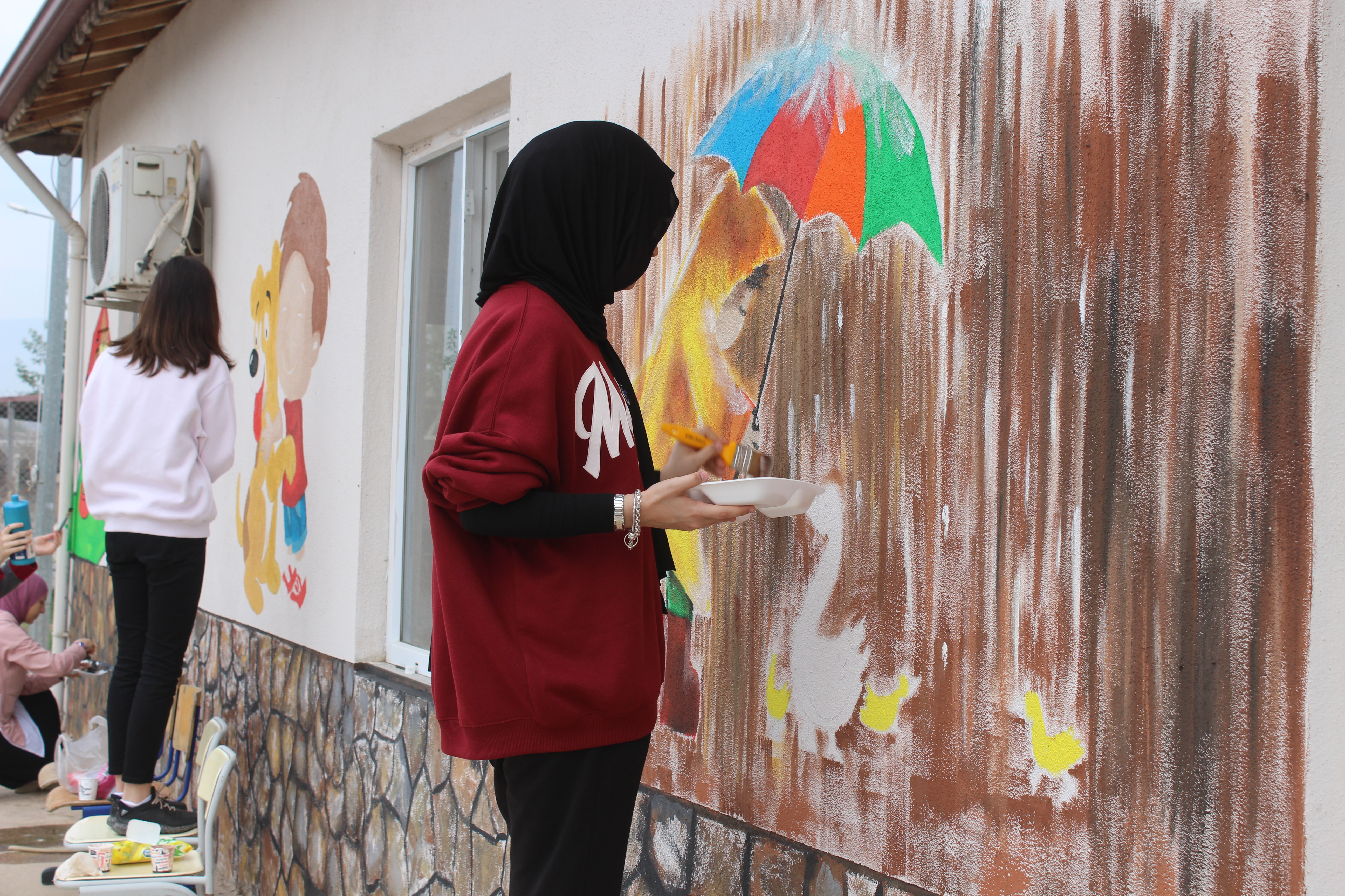 Erbaa'da öğrenciler hayvan 1