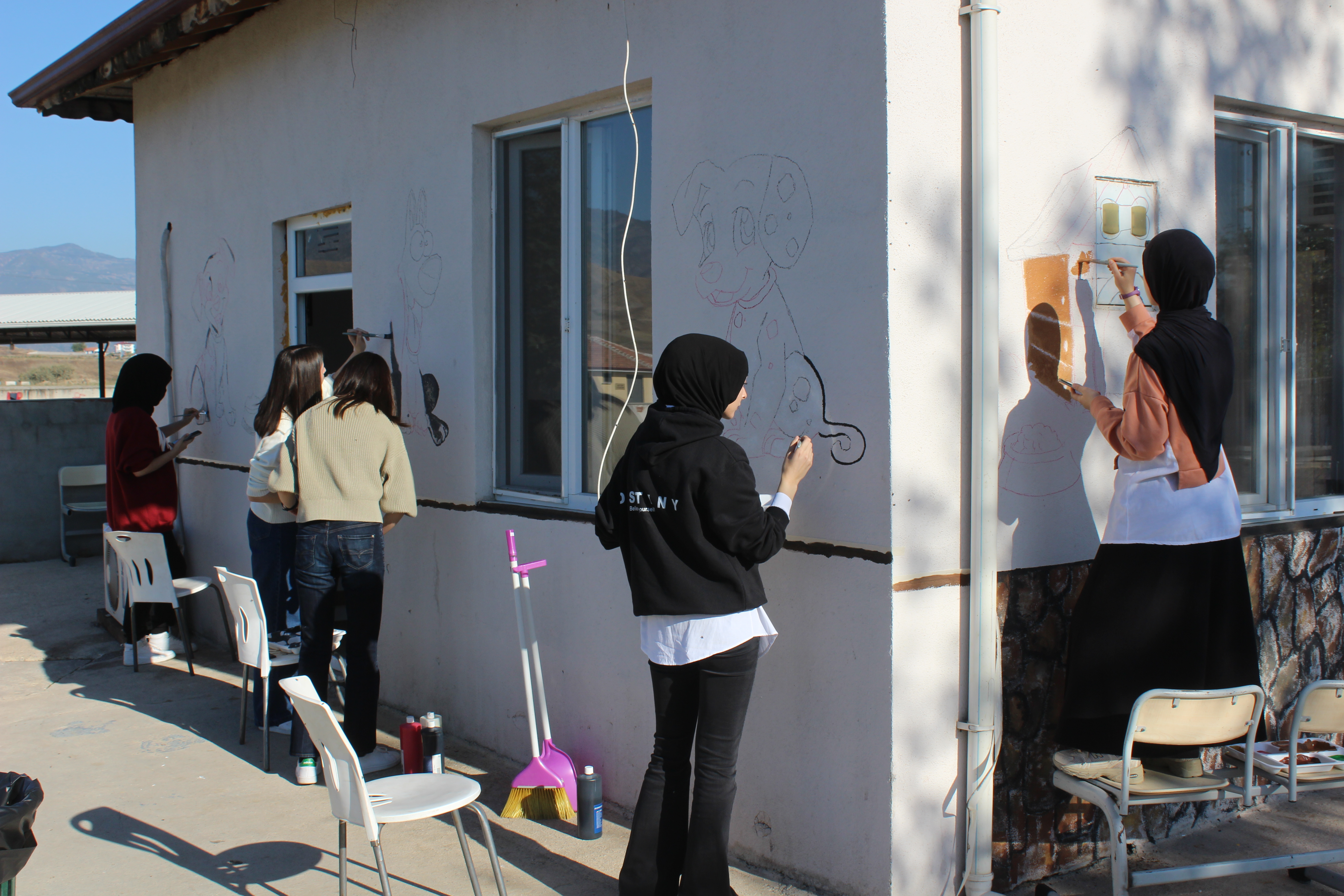 Erbaa'da öğrenciler hayvan 3