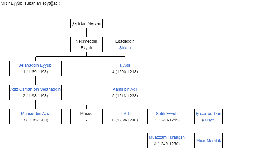 Eyyubi Soy Ağacı