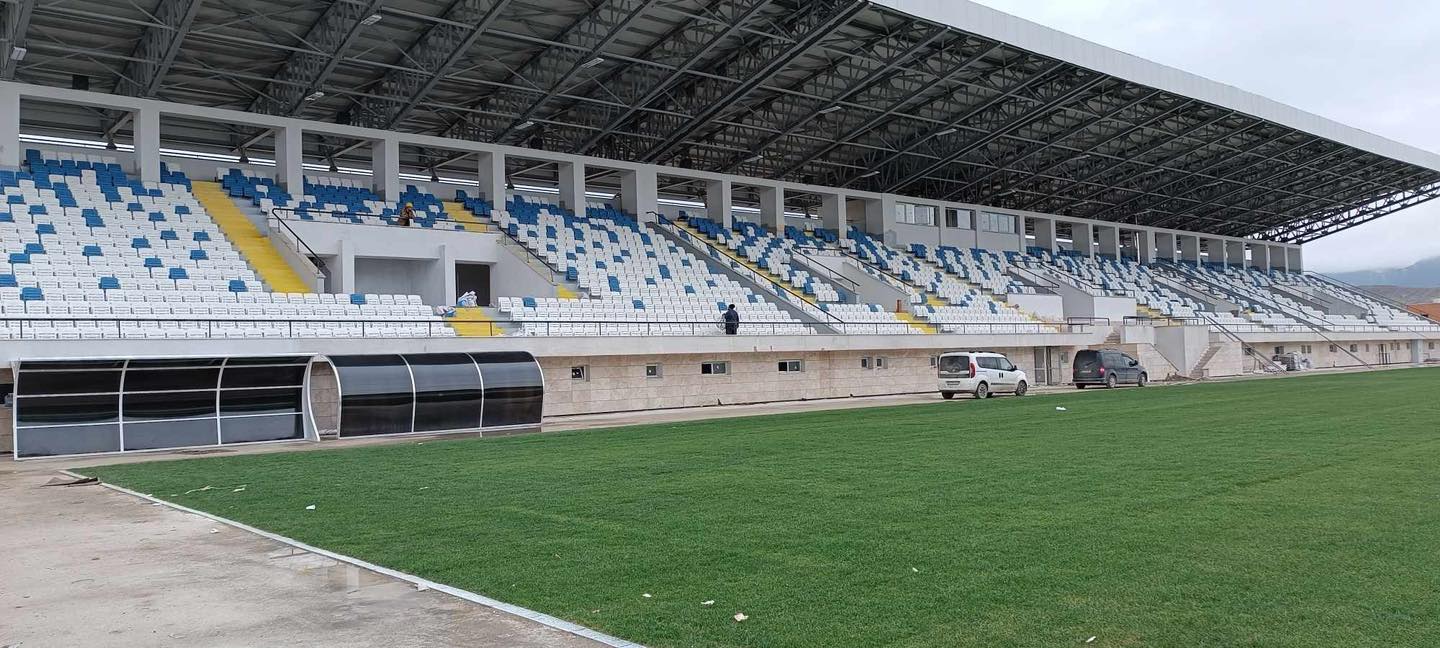 Erbaa'nın Yeni Stadyumu Sezon Öncesinde Tamamlanacak (2)