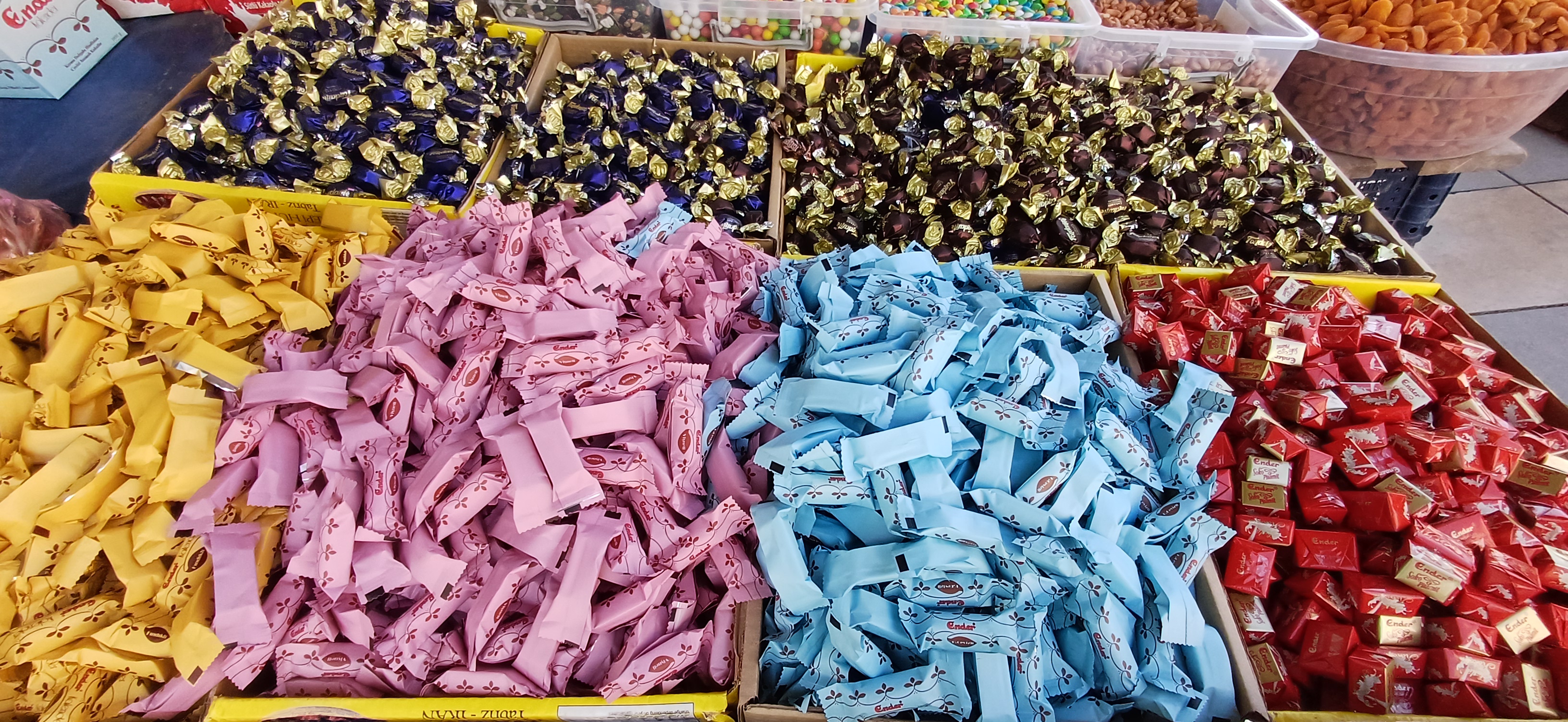 Tokat'ta Bayram Şekerleri Tezgahları Renklendirdi (3)