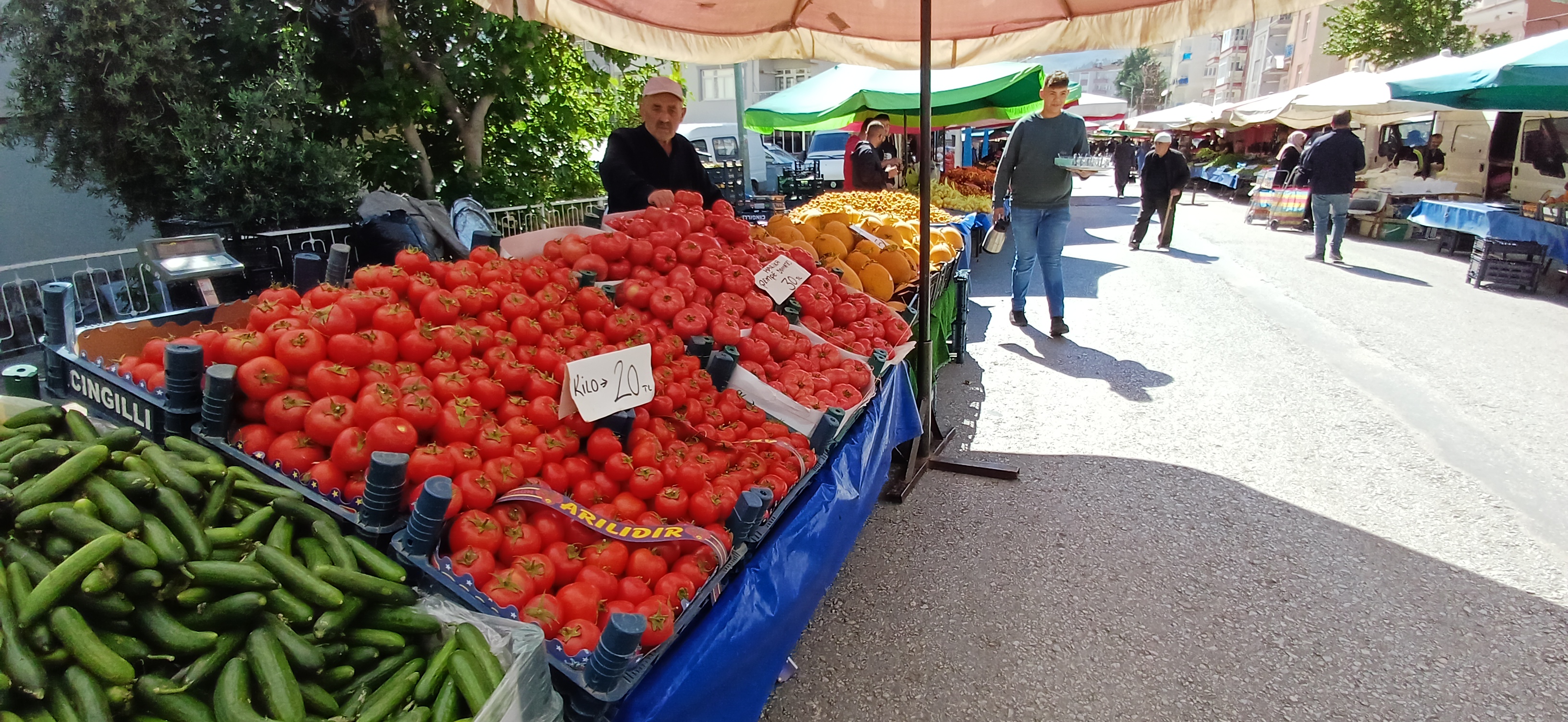 Çarşamba Pazar’ında Sebze Meyvelerde Güncel Fiyatları (9)