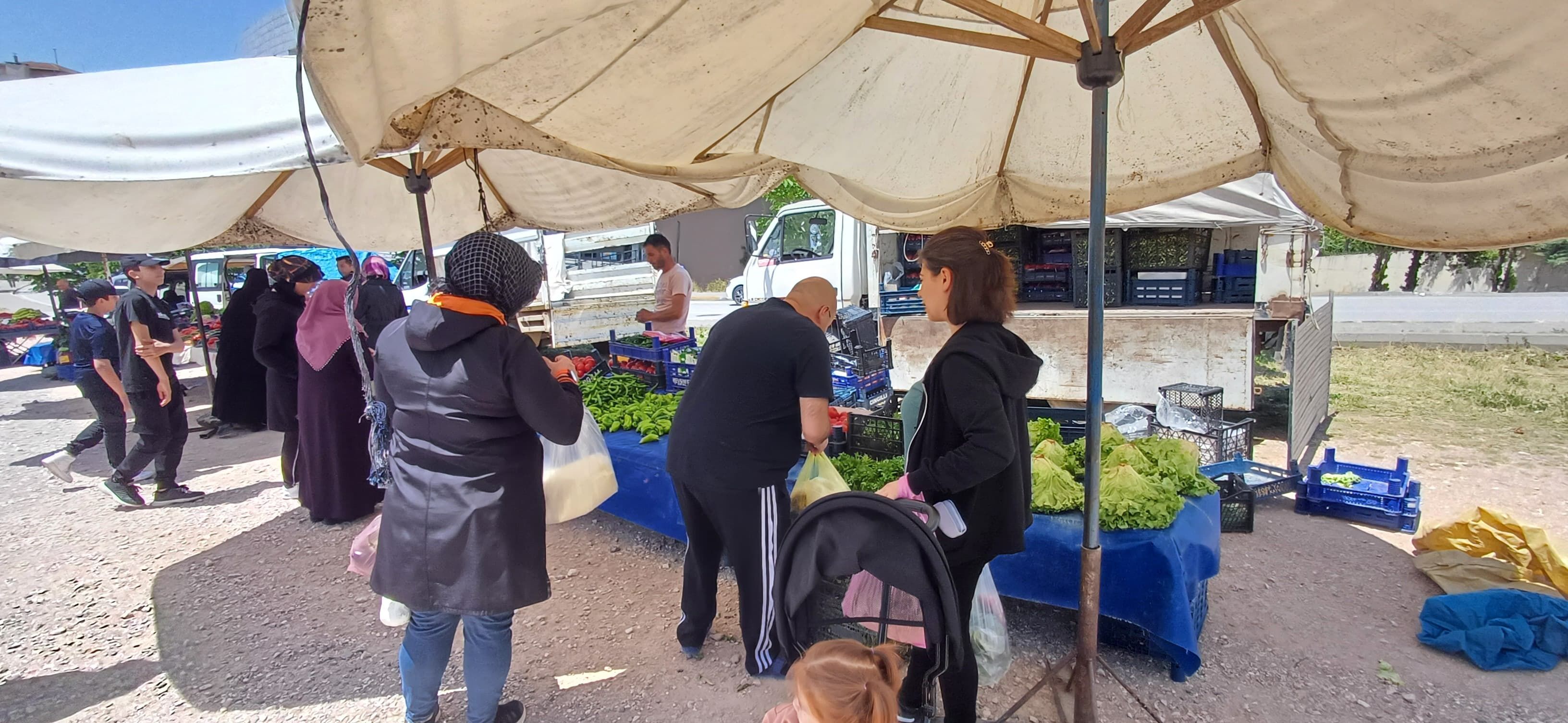 Doğukent (Toki̇) Mahallesi’nde Kurulan Pazar Yeri’nden Herkes Memnun (4)