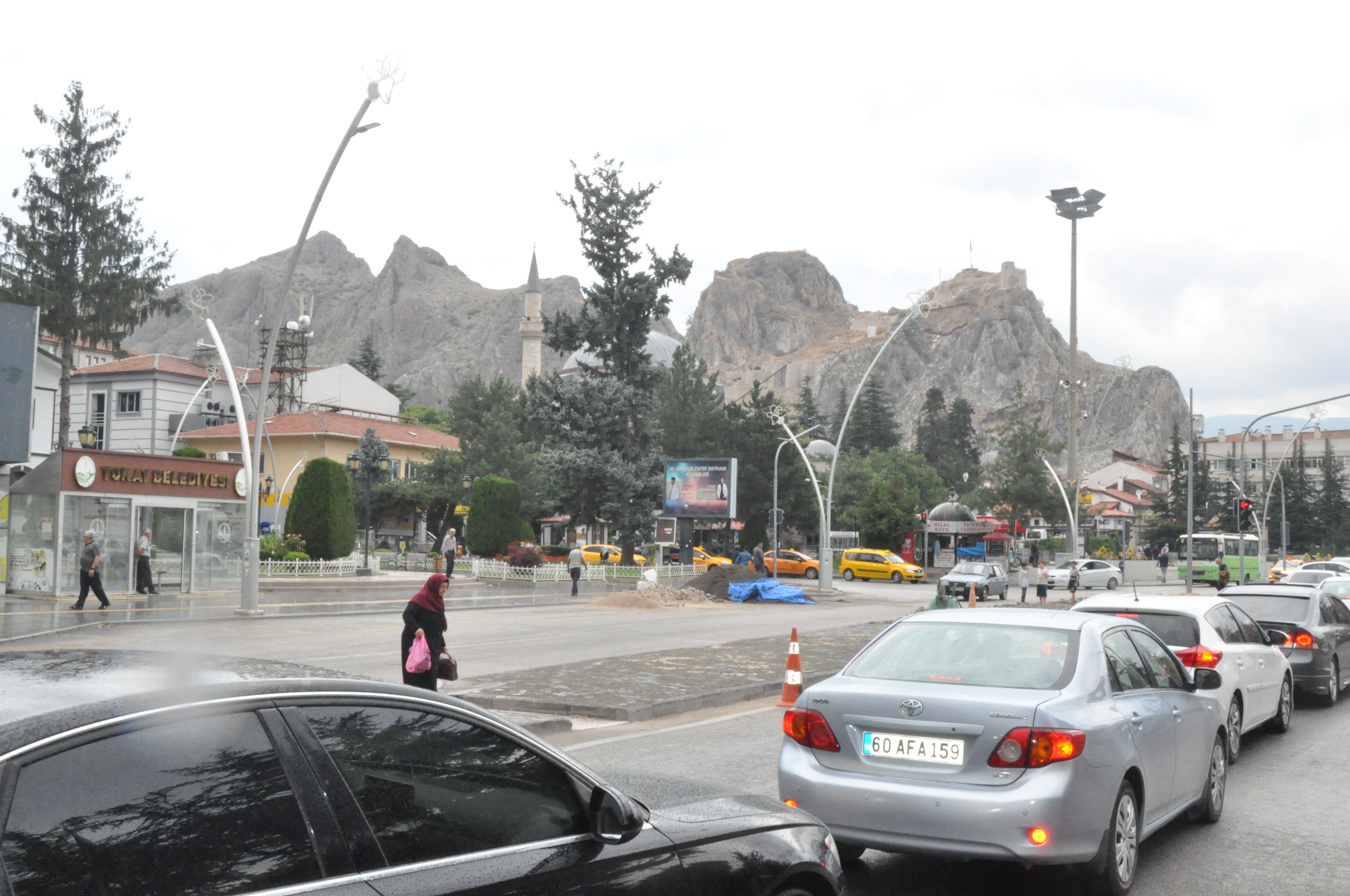 Tokat'ta Aylardır Beklenen Yağmur Yağdı Hafif Yağışlar Serinletti (5)