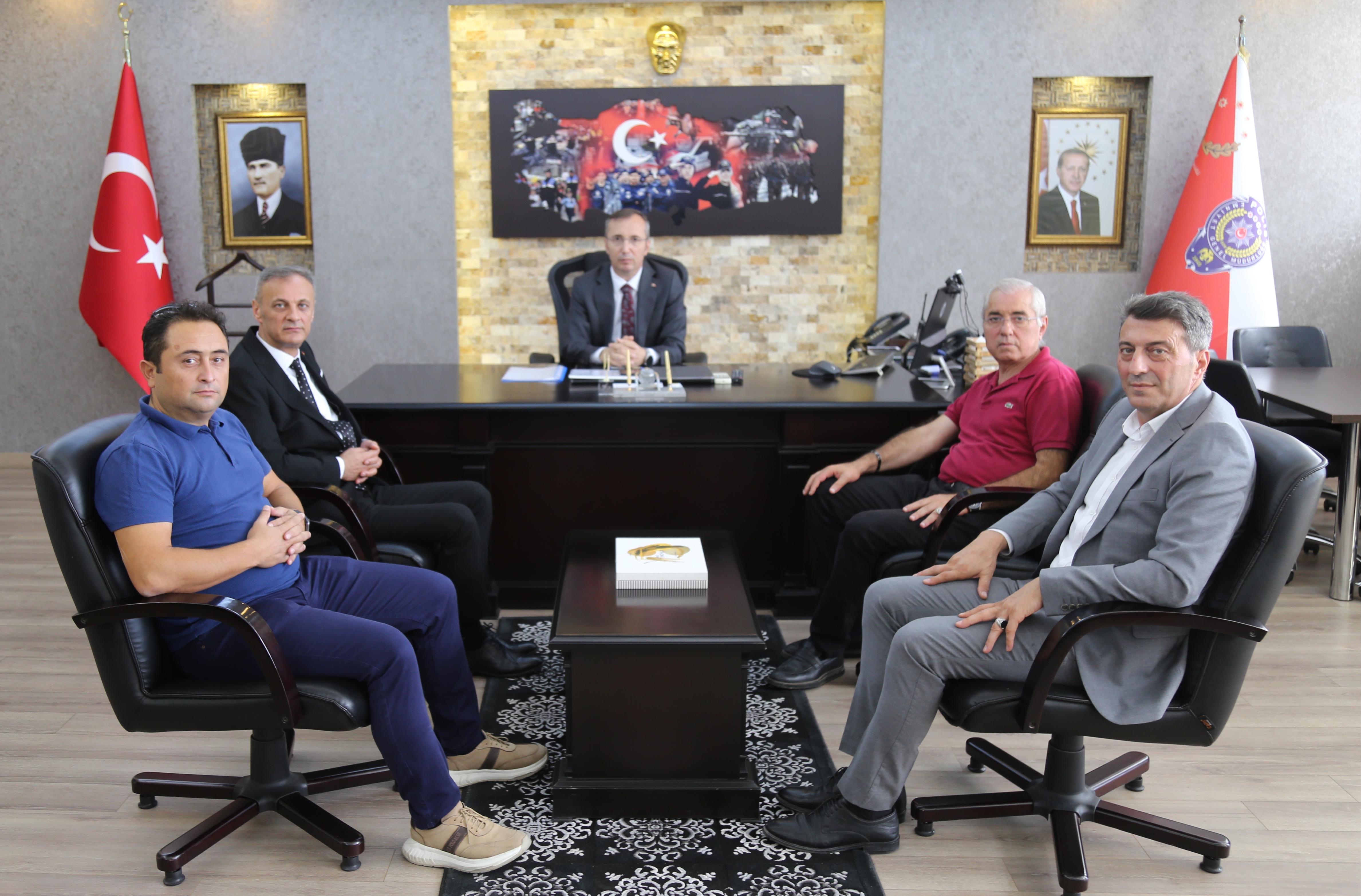 Tokat Emniyet Huzur Ve Güvenliğini Destekleme Derneği'nden Müdür Aydın'a Ziyaret 1