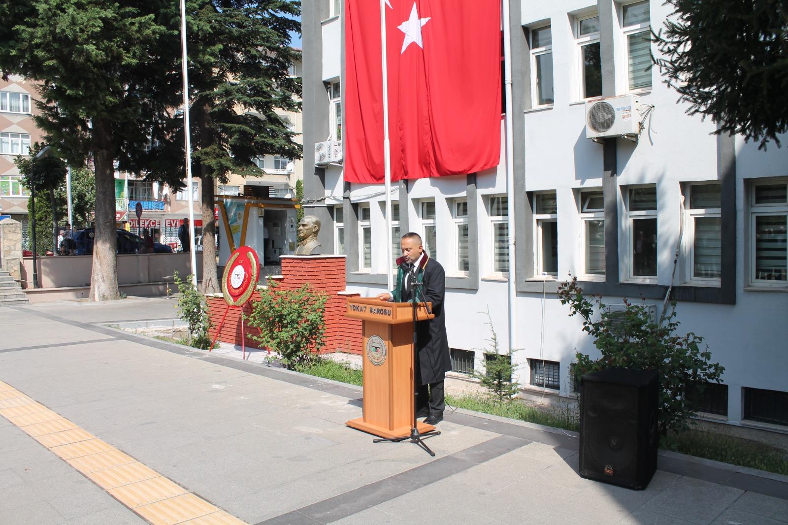 Tokat'ta Yeni Adli Yıl Atatürk Anıtı'nda Düzenlenen Törenle Başladı (6)