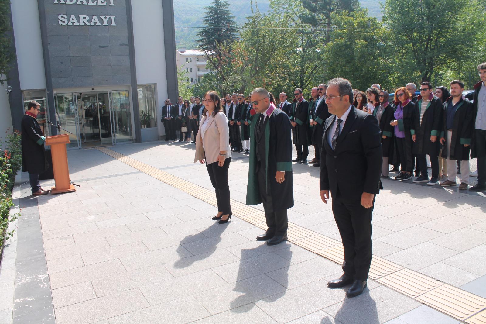 Tokat'ta Yeni Adli Yıl Atatürk Anıtı'nda Düzenlenen Törenle Başladı (7)