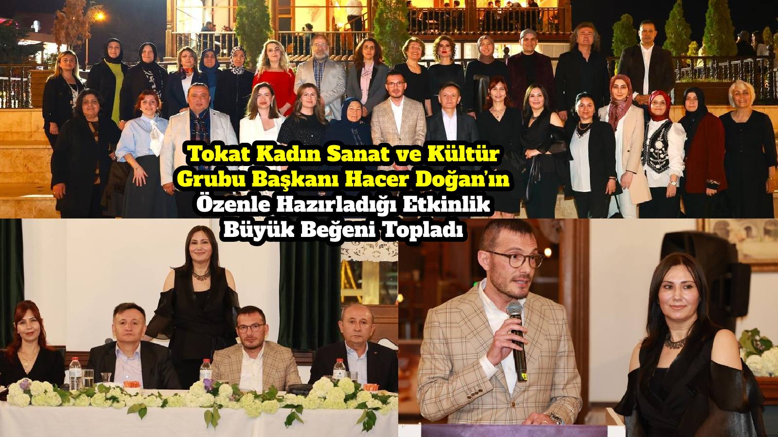 Tokat Kadın Sanat ve Kültür Grubu Başkanı Hacer Doğan’ın Özenle Hazırladığı Etkinlik Büyük Beğeni Topladı