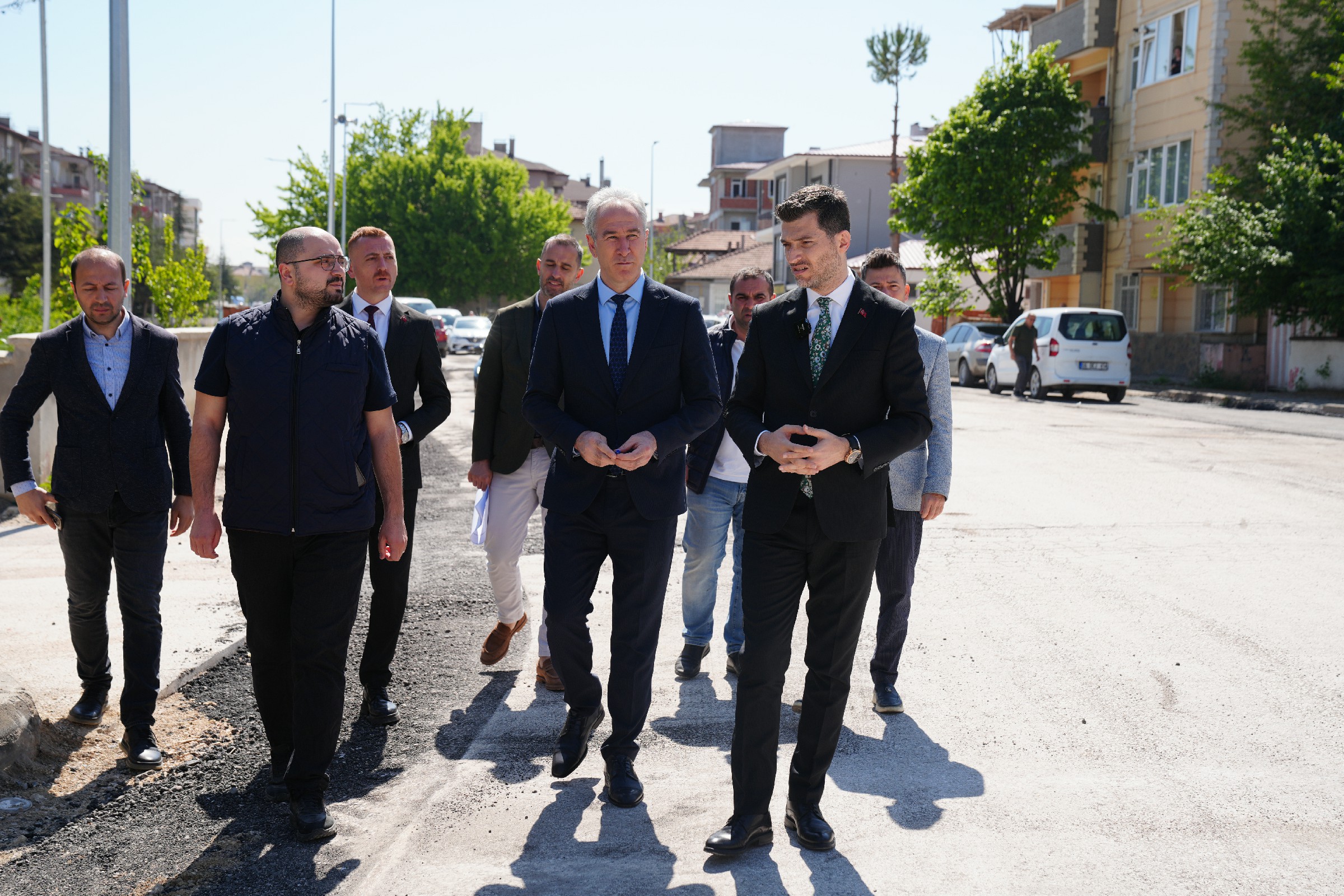 Erbaa’da Kazım Karabekir Caddesi Yenileme Çalışmaları Hız Kesmeden Devam Ediyor (4)