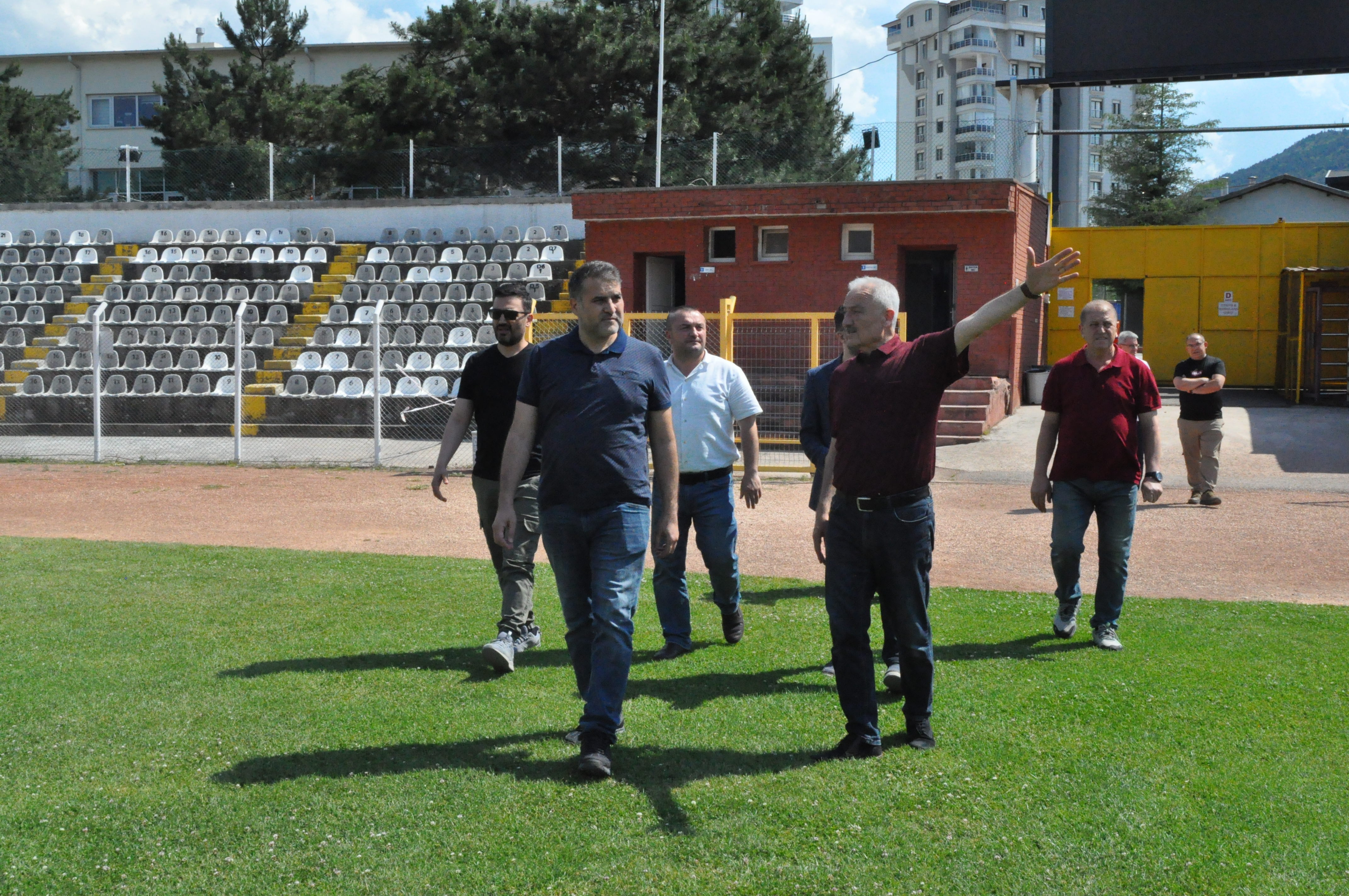 Gençlik Ve Spor Bakanlığı Ekibi, Tokat'ta Yeni Şehir Stadyumu İçin İncelemede Bulundu (2)