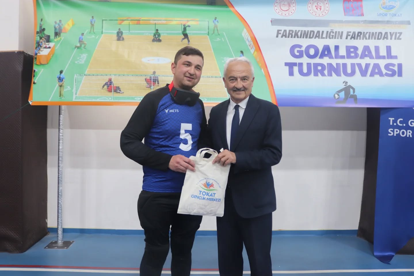Tokat'ta Engelliler Haftası'nda Goalball Farkındalık Etkinliği Düzenlendi (25)
