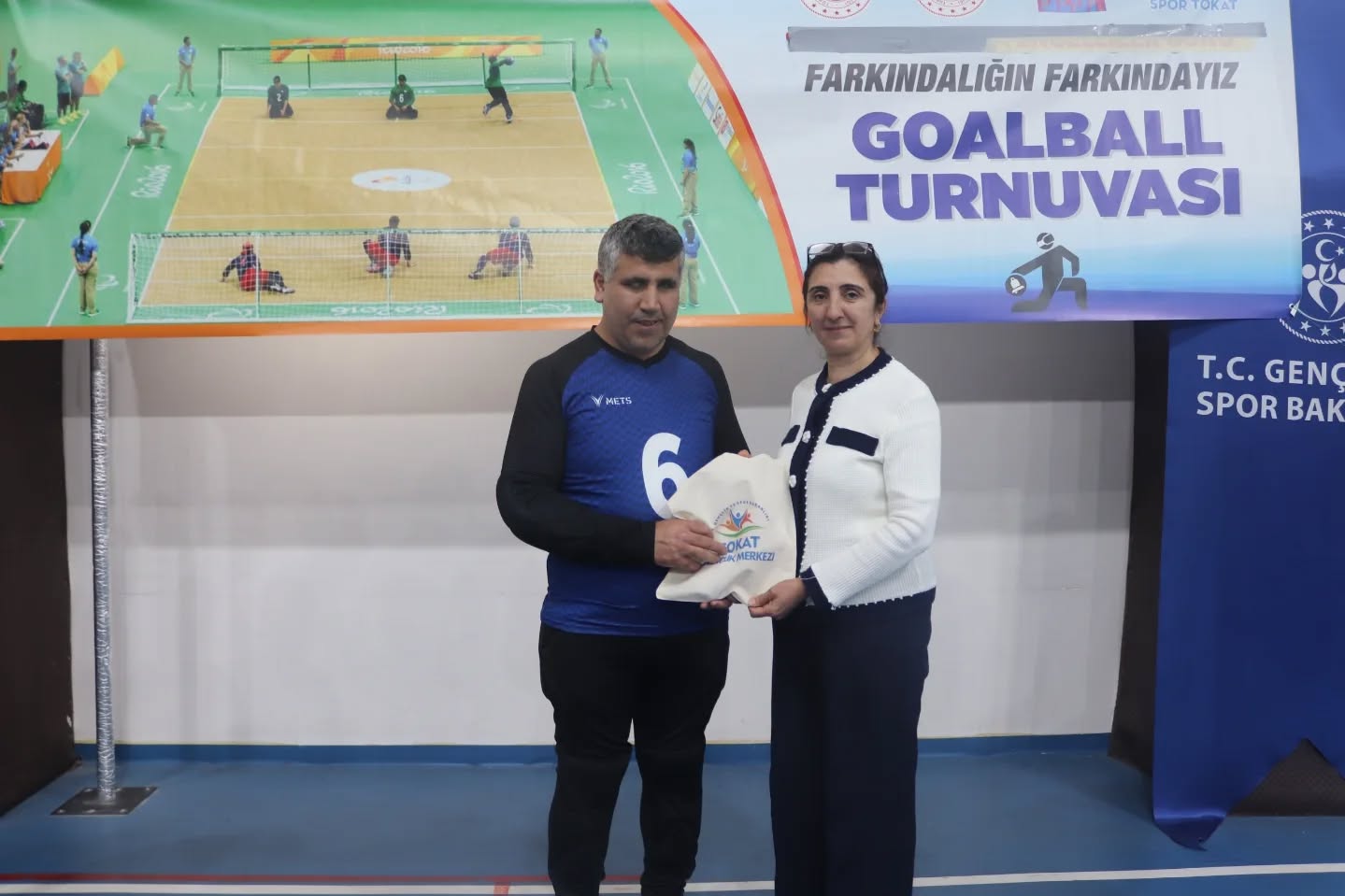 Tokat'ta Engelliler Haftası'nda Goalball Farkındalık Etkinliği Düzenlendi (26)