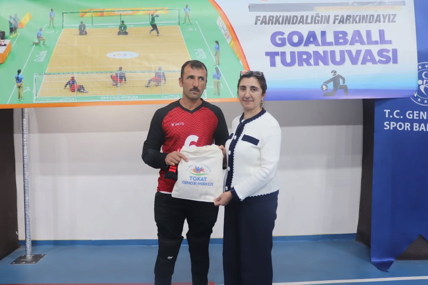Tokat'ta Engelliler Haftası'nda Goalball Farkındalık Etkinliği Düzenlendi (27)