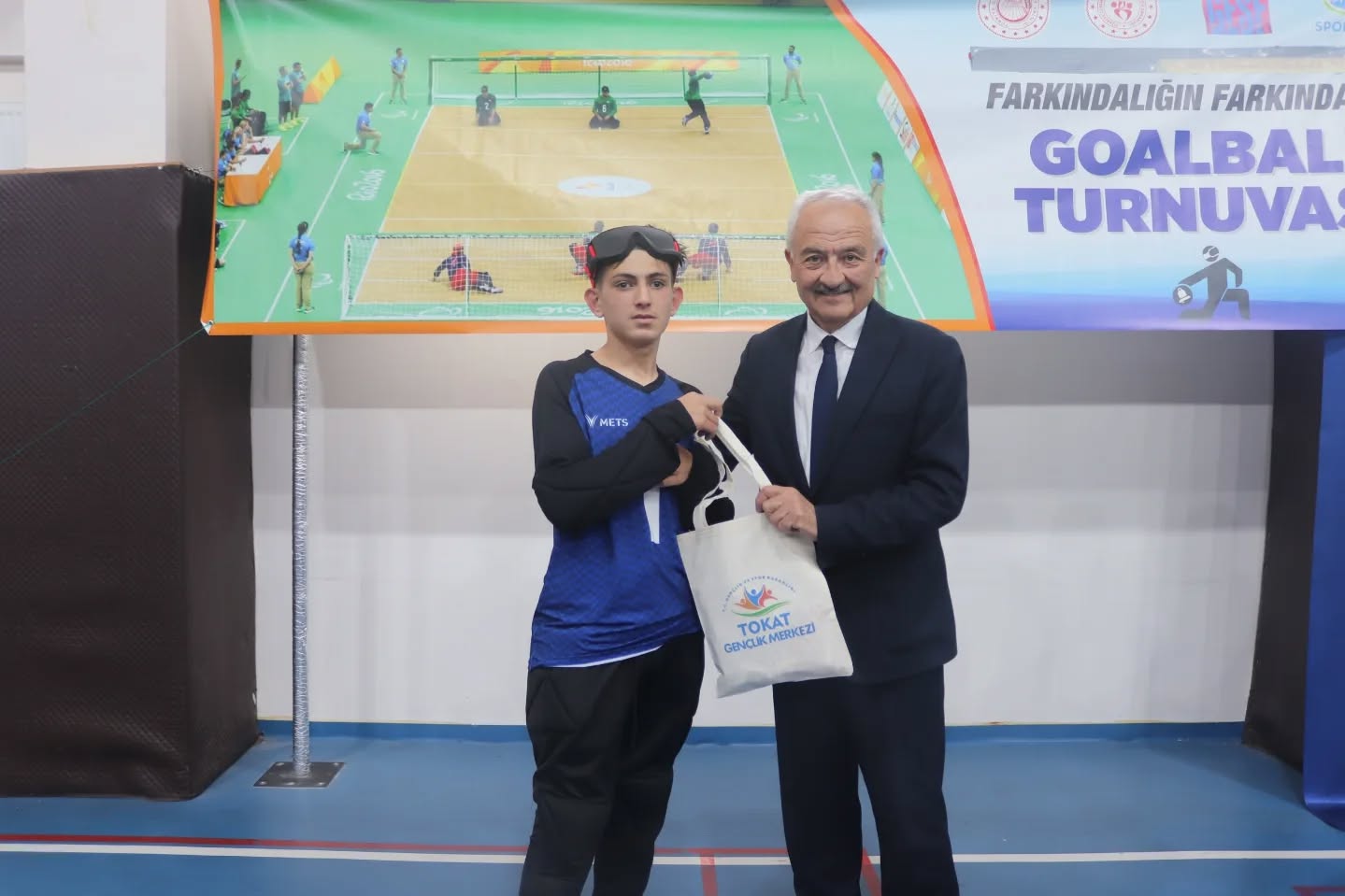Tokat'ta Engelliler Haftası'nda Goalball Farkındalık Etkinliği Düzenlendi (28)
