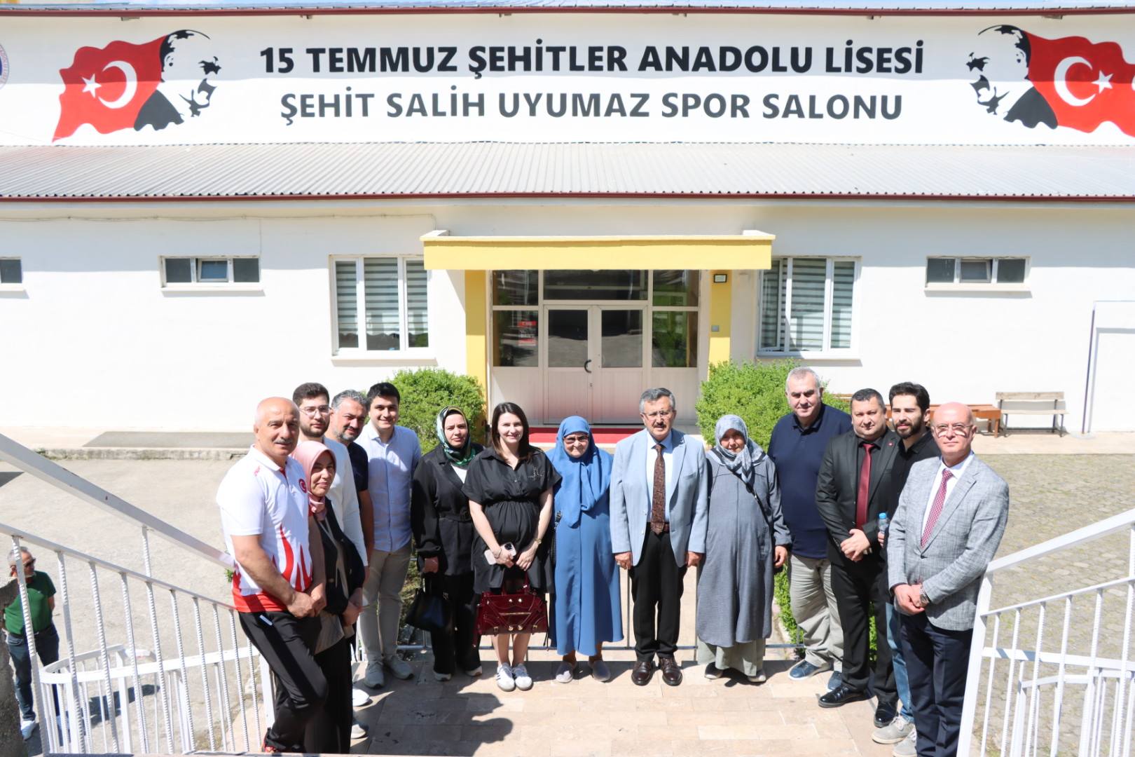 Tokat’ta Spor Salonuna Şehit Salih Uyumaz’ın Adı Verildi (1)