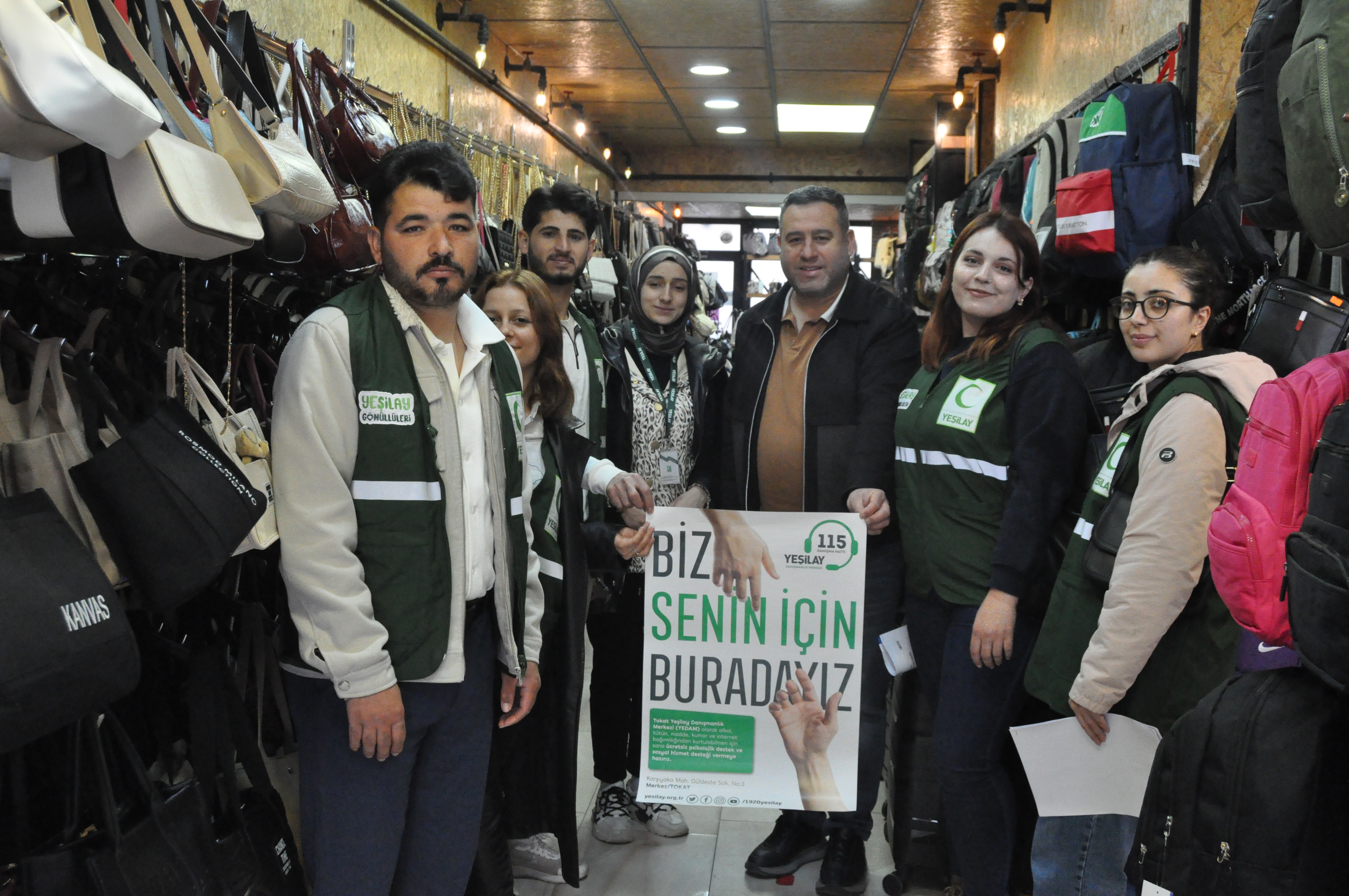 Yeşilay'dan Bağımlılıkla Mücadelede Esnafa Bilgilendirme Ziyareti (4)