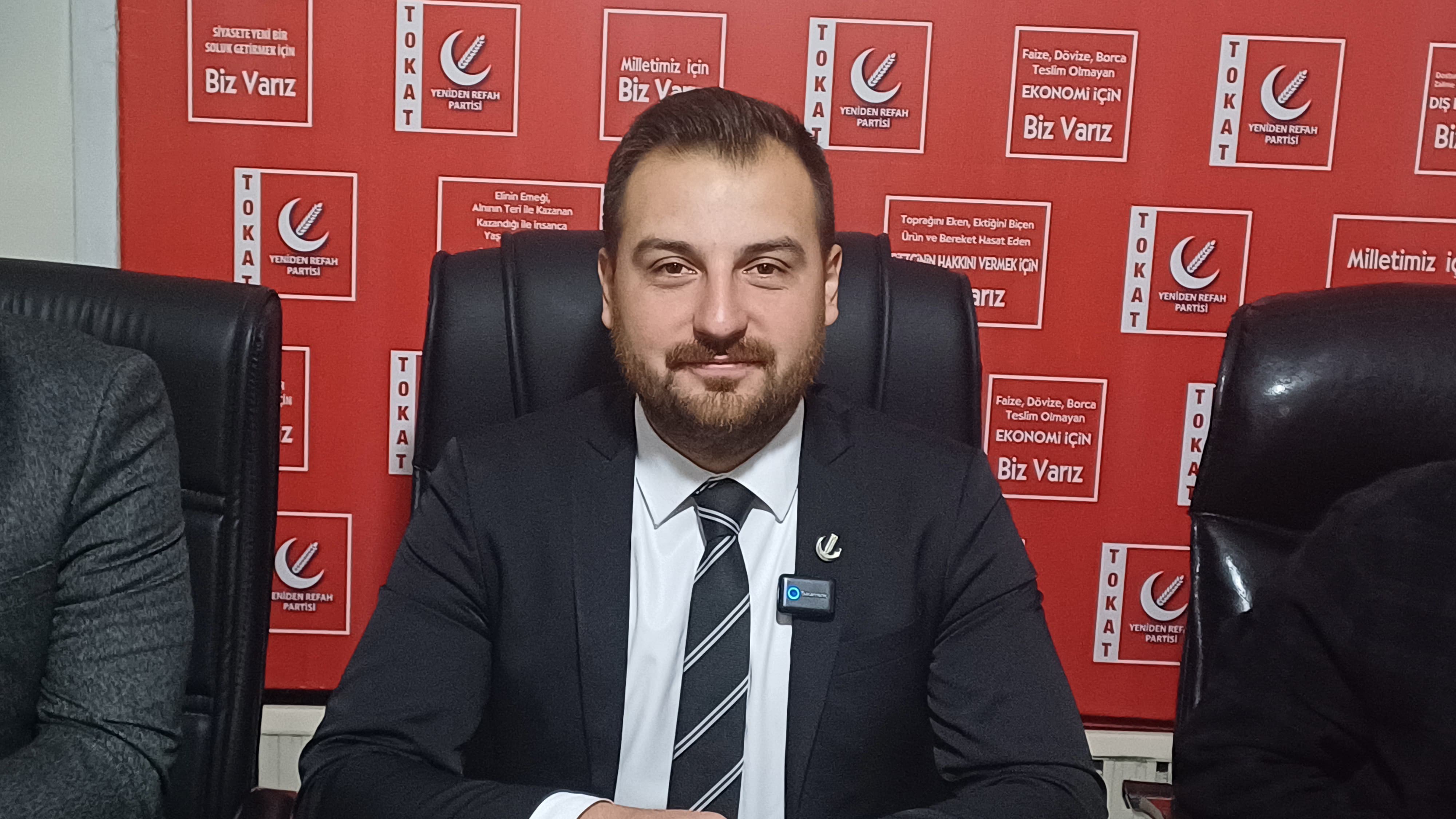 Yeniden Refah Partisi Tokat İl Başkanı Yasin Çeltek