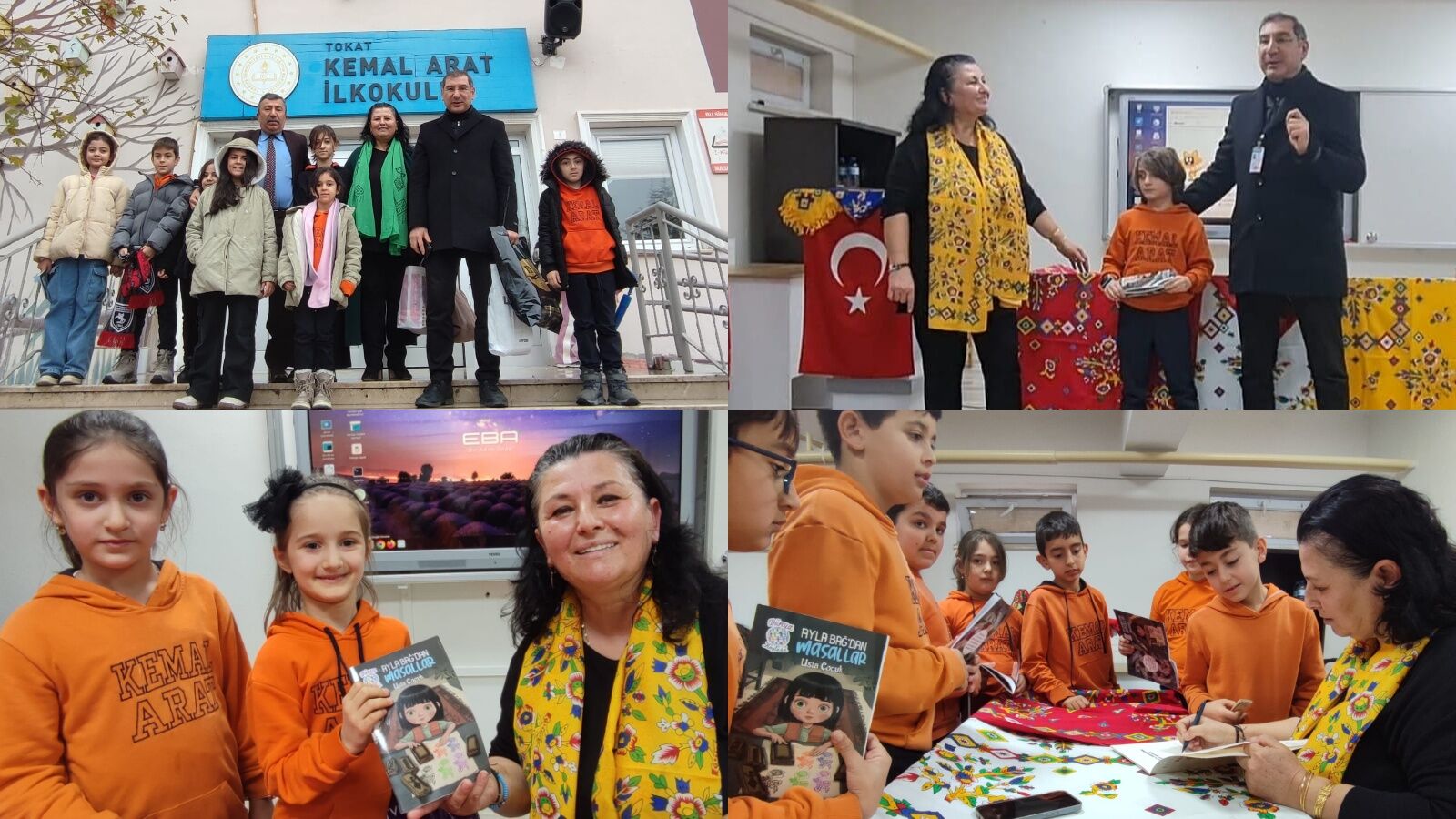 Kemal Arat İlkokulunda yazar öğrenci buluşması fotoğrafları