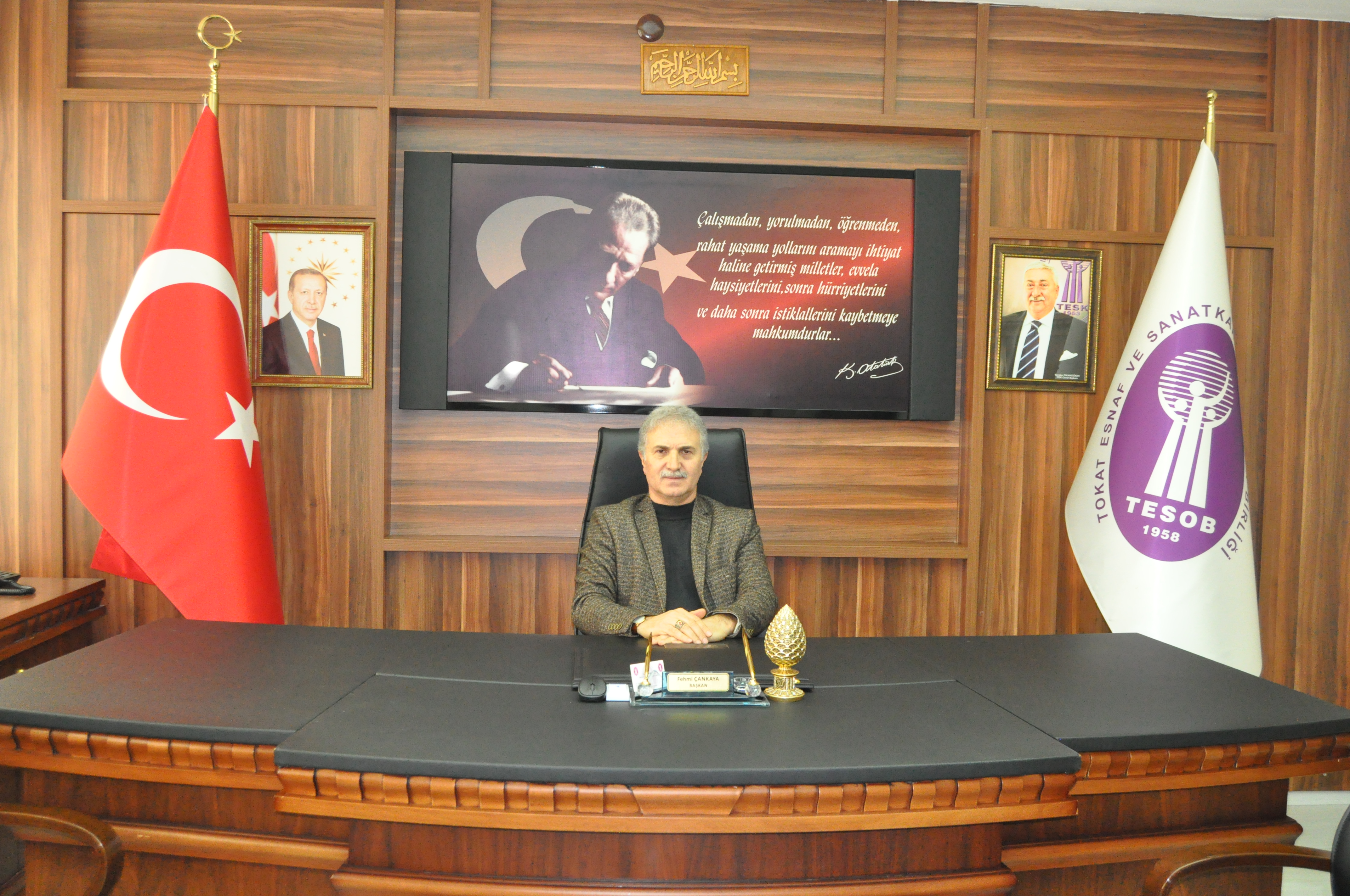 Tokat Esnaf Ve Sanatkârlar Odalar Birliği (Tesob) Başkanı Fehmi Çankaya, (3)