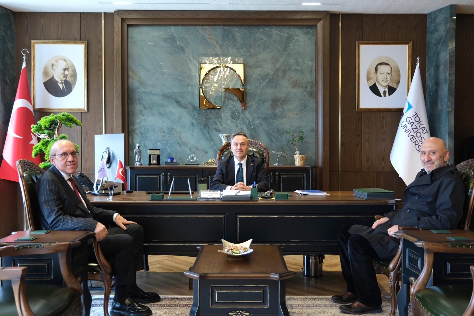 Başkent Tokatlılar'dan Rektör Yılmaz'a Ziyaret