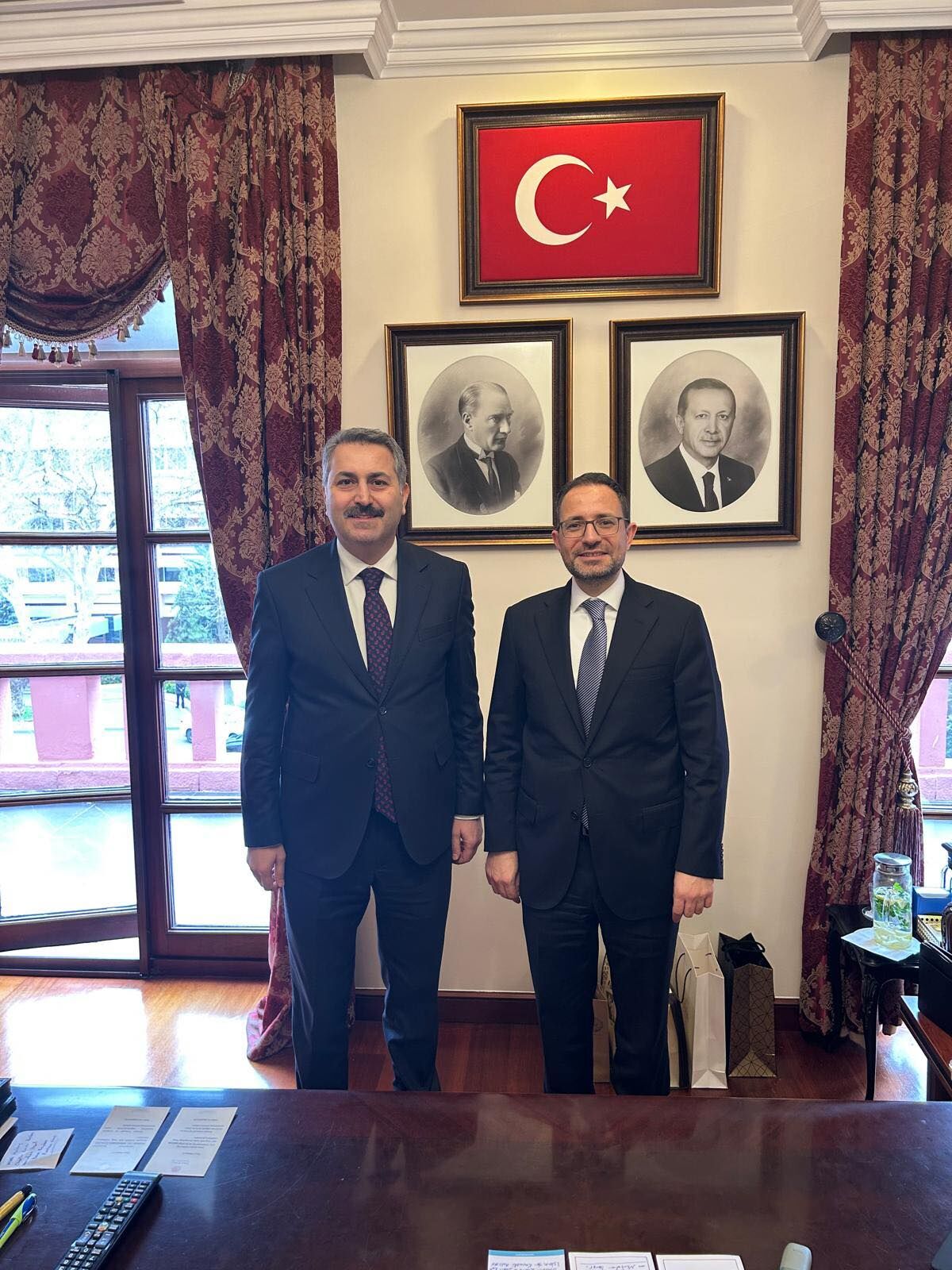 Eroğlu, Adalet Bakanlığı Yetkililerini Ziyaret Etti, Genel Merkez'de Heyetleri Ağırladı (10)