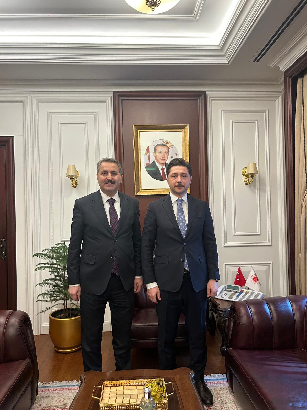 Eroğlu, Adalet Bakanlığı Yetkililerini Ziyaret Etti, Genel Merkez'de Heyetleri Ağırladı (15)